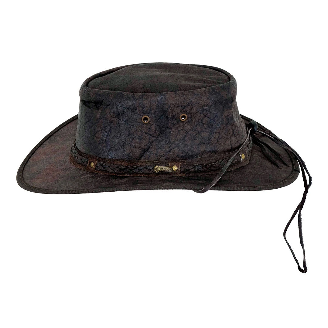 Outback Trading Co. Iron Bark Western Leather Hat - Image 2