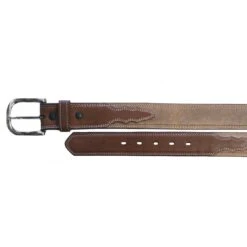 Twisted X Men's Distressed Bomber Strap Leather Belt