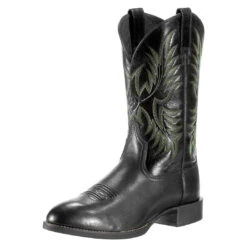 Ariat Men's Heritage Stockman Round Toe Cowboy Boots