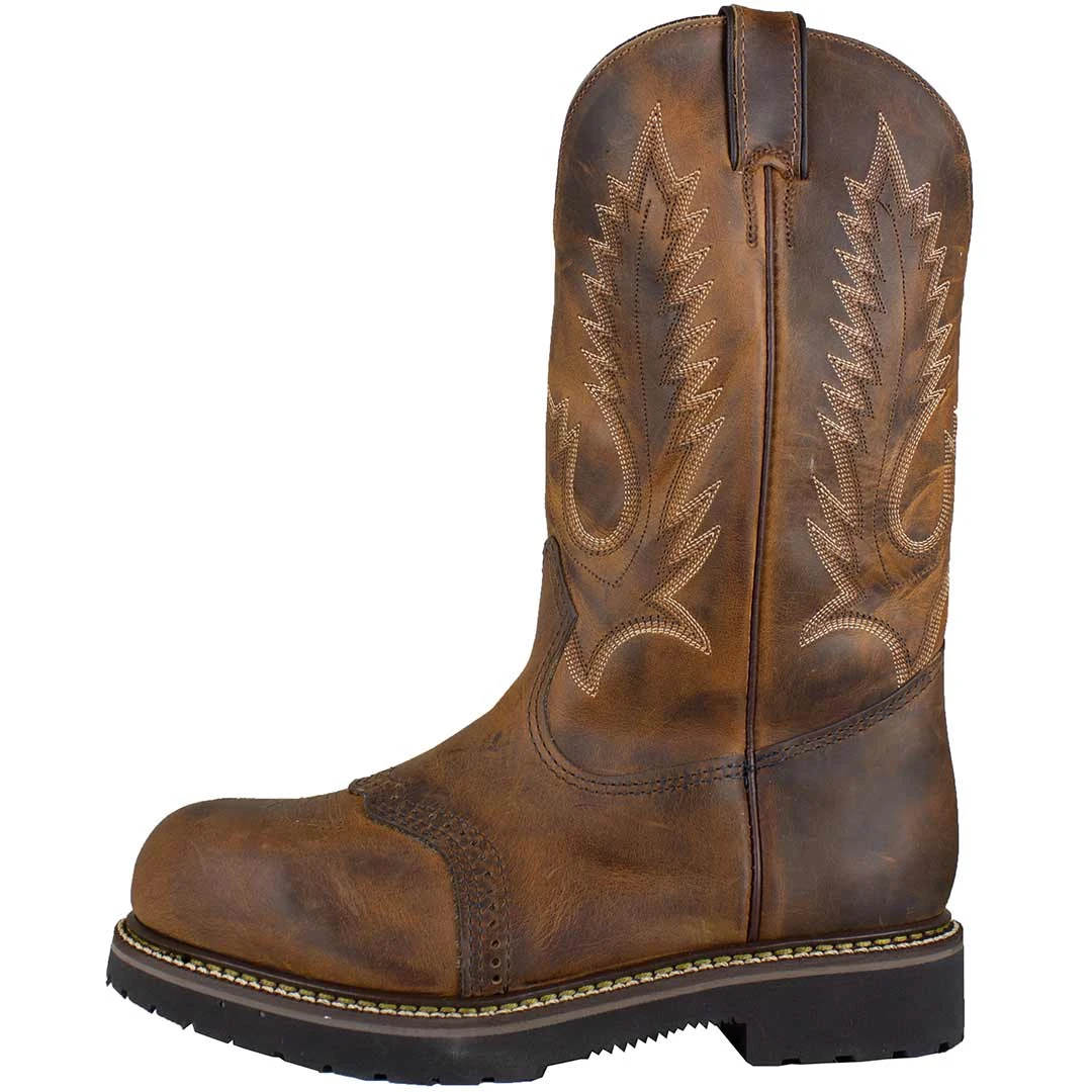 Boulet Men's CSA Steel Toe Cowboy Work Boots - Image 3