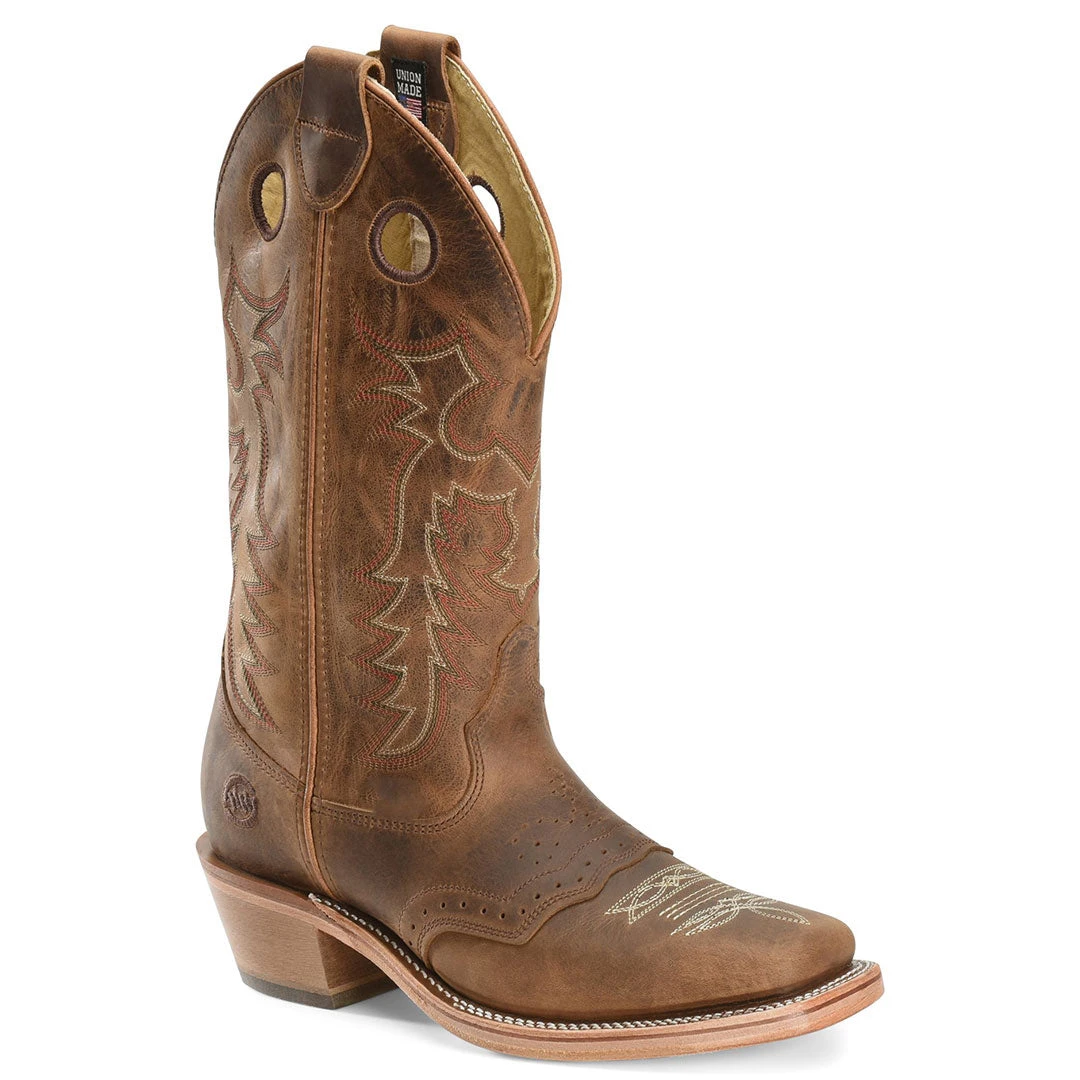Double-H Men's Allen Square Toe Cowboy Boots - Image 2