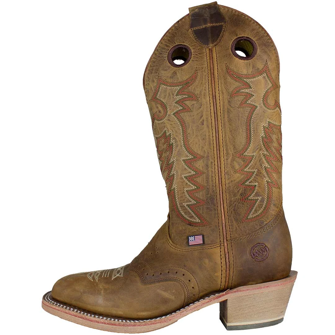 Double-H Men's Allen Square Toe Cowboy Boots - Image 3