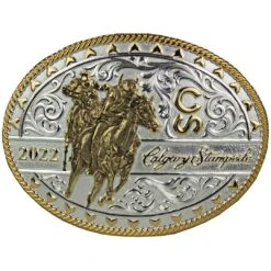 Montana Silversmiths Calgary Stampede Gold/Silver Numbered Poster Buckle