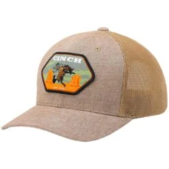 Cinch Men's Bronco Logo Patch Snap Back Cap