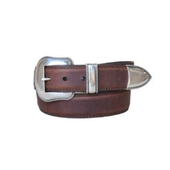 Lejon Men's Vintage Bison Blackwater Leather Belt
