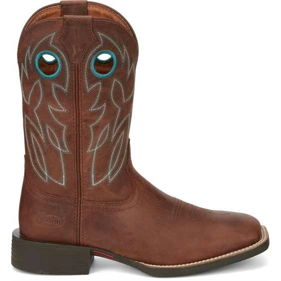 Justin Men's Bowline Cowboy Boots - Image 2