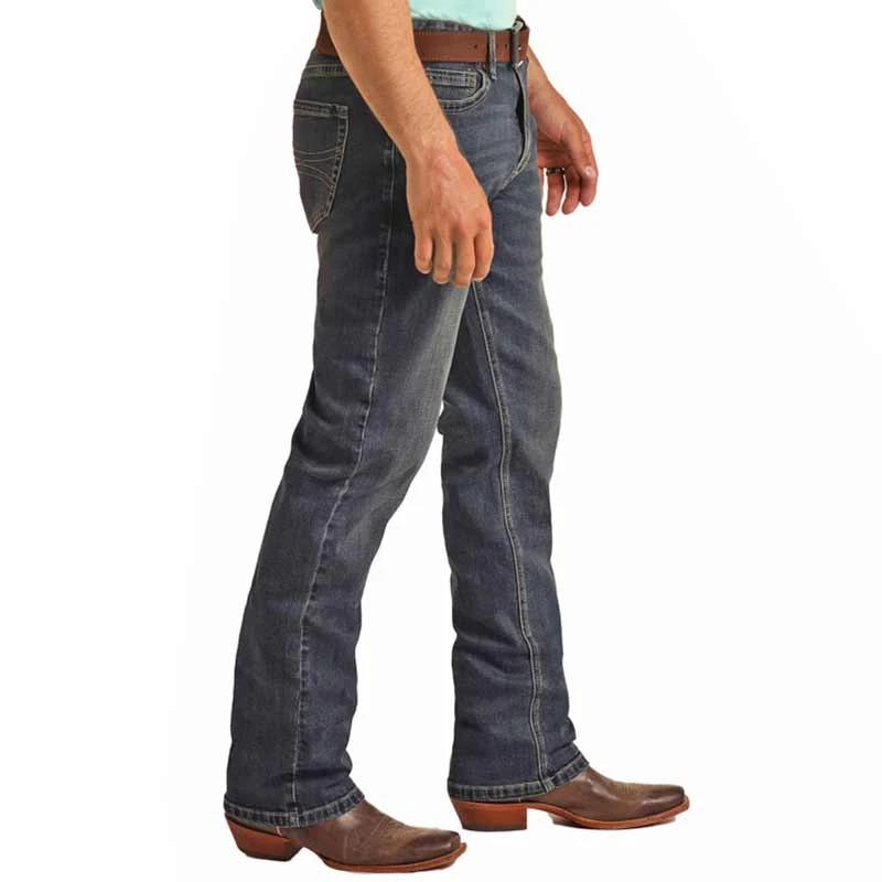 Rock & Roll Denim Men's Hooey Double Barrel Straight Leg Jeans - Image 2