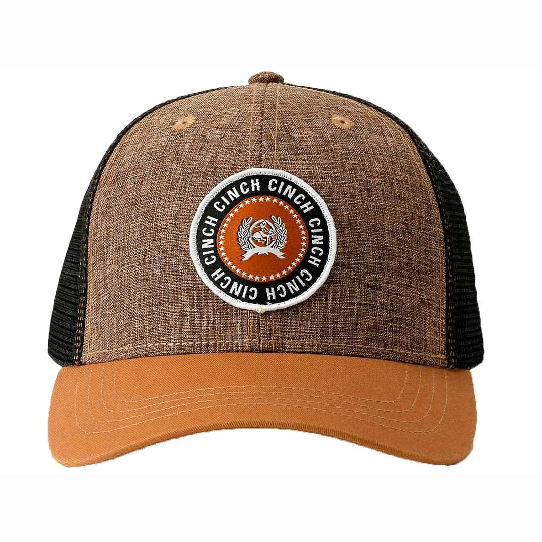 Cinch Men's Round Patch Logo Trucker Cap - Image 2