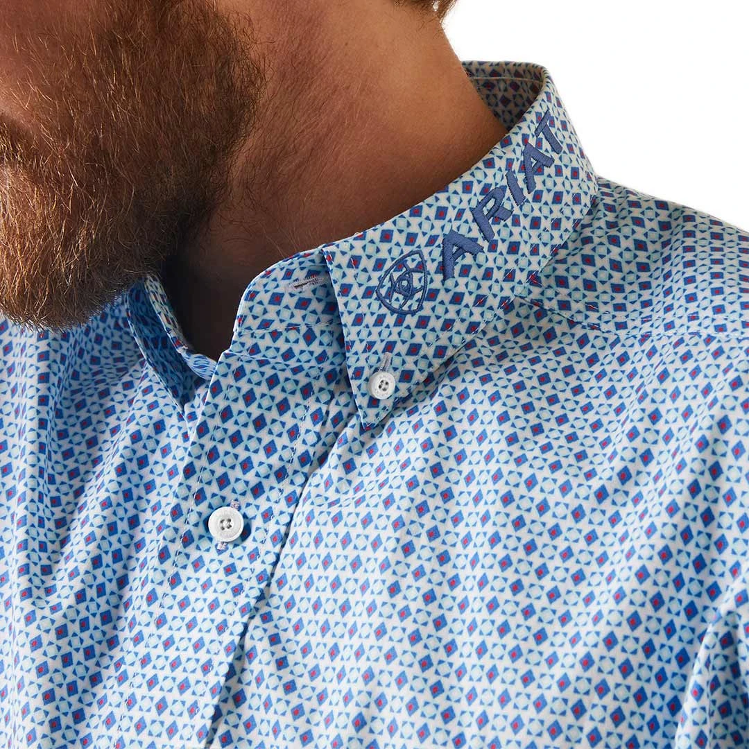 Ariat Men's Team Syed Fitted Button-Down Shirt - Image 4