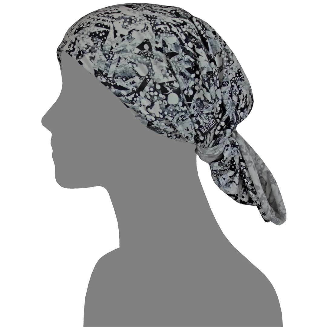 Watuko Headgear Abstract Print Bamboo Multifunction Tube - Image 8