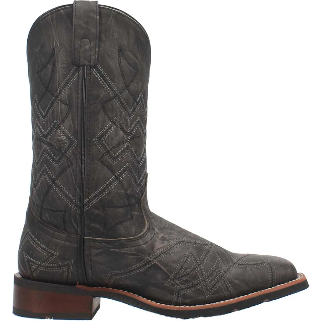 Laredo Men's Axel Leather Cowboy Boots - Image 4