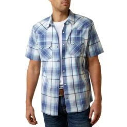 Ariat Men's Hadder Retro Fit Short Sleeve Snap Shirt