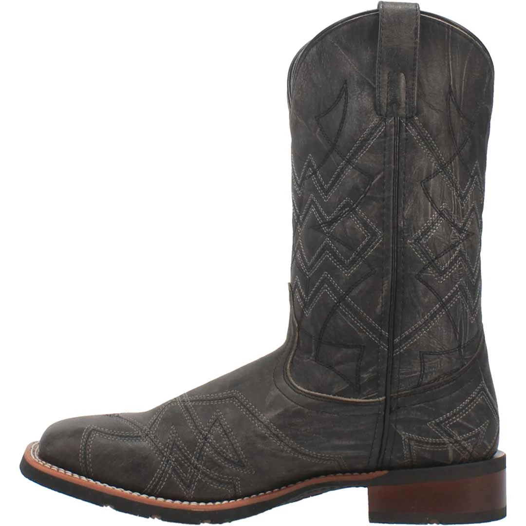 Laredo Men's Axel Leather Cowboy Boots - Image 3