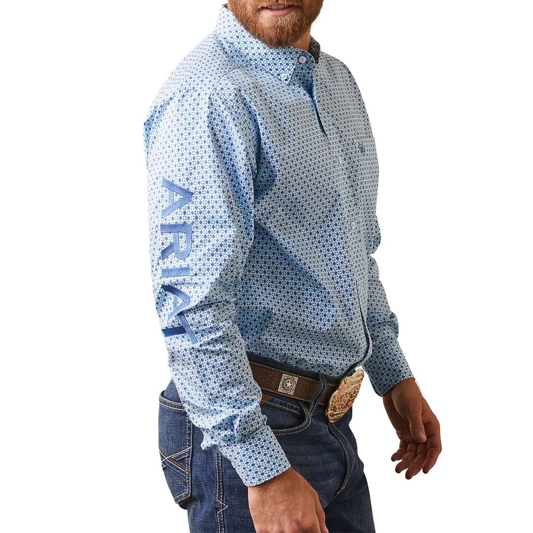 Ariat Men's Team Syed Fitted Button-Down Shirt - Image 3