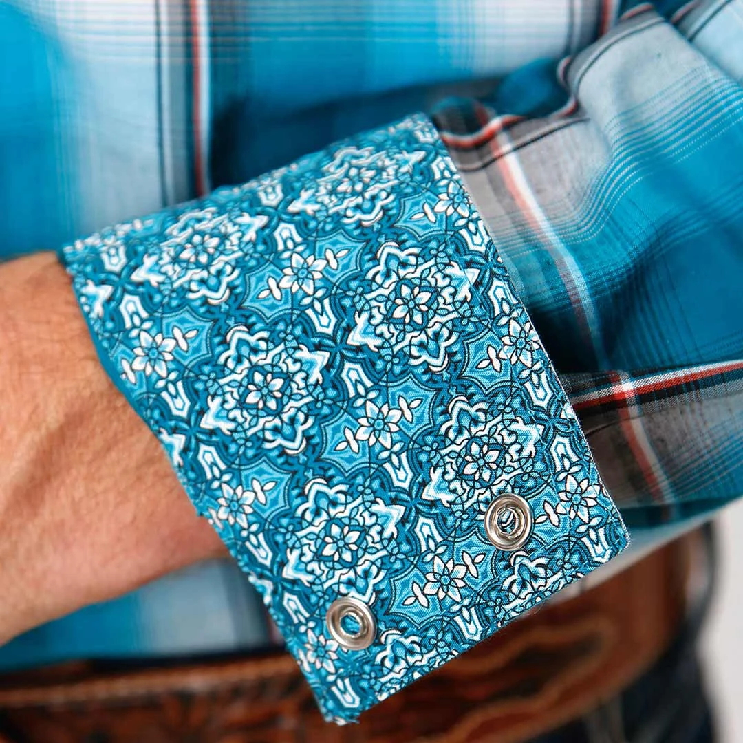 Roper Men's Bold Plaid Snap Shirt - Image 3