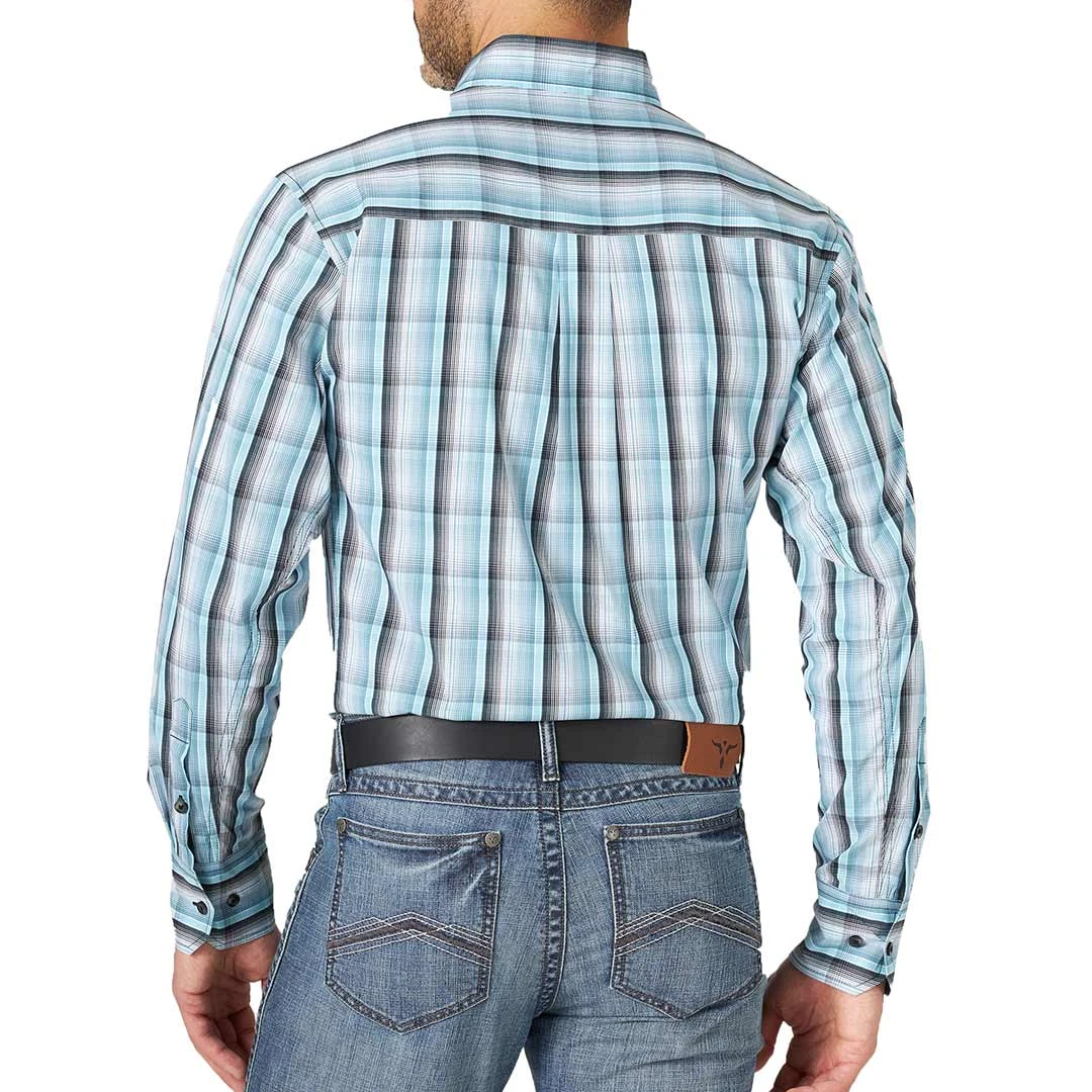Wrangler Men's 20X Performance Button-Down Plaid Shirt - Image 2