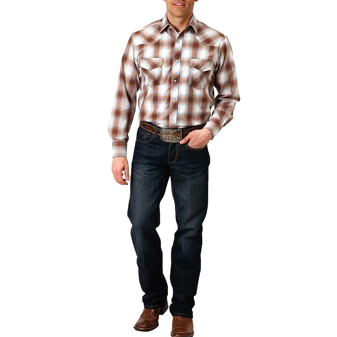Roper Men's Plaid Snap Shirt - Image 3