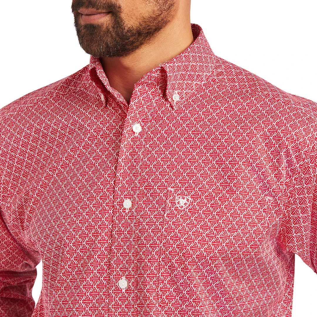 Ariat Men's Fabio Stretch Classic Fit Button-Down Shirt - Image 3