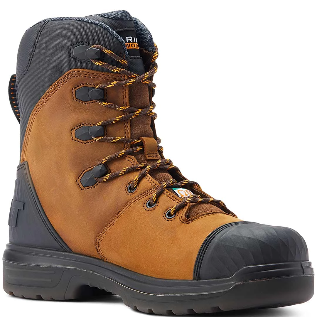 Ariat Men's Turbo Outlaw 8" Waterproof Metguard H2O CSA Work Boots - Image 2