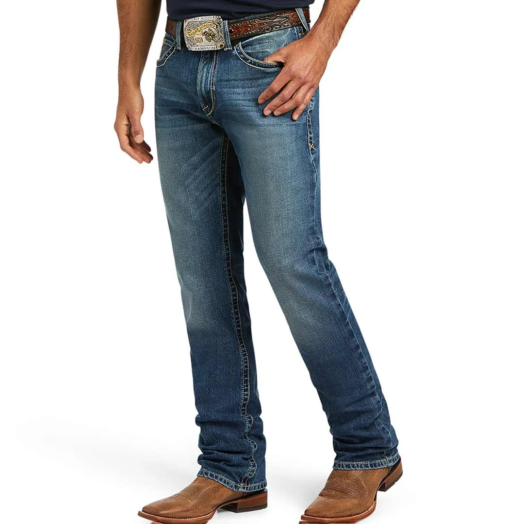 Ariat Men's M2 Relaxed Stretch Wilson Stackable Boot Cut Jean - Image 2