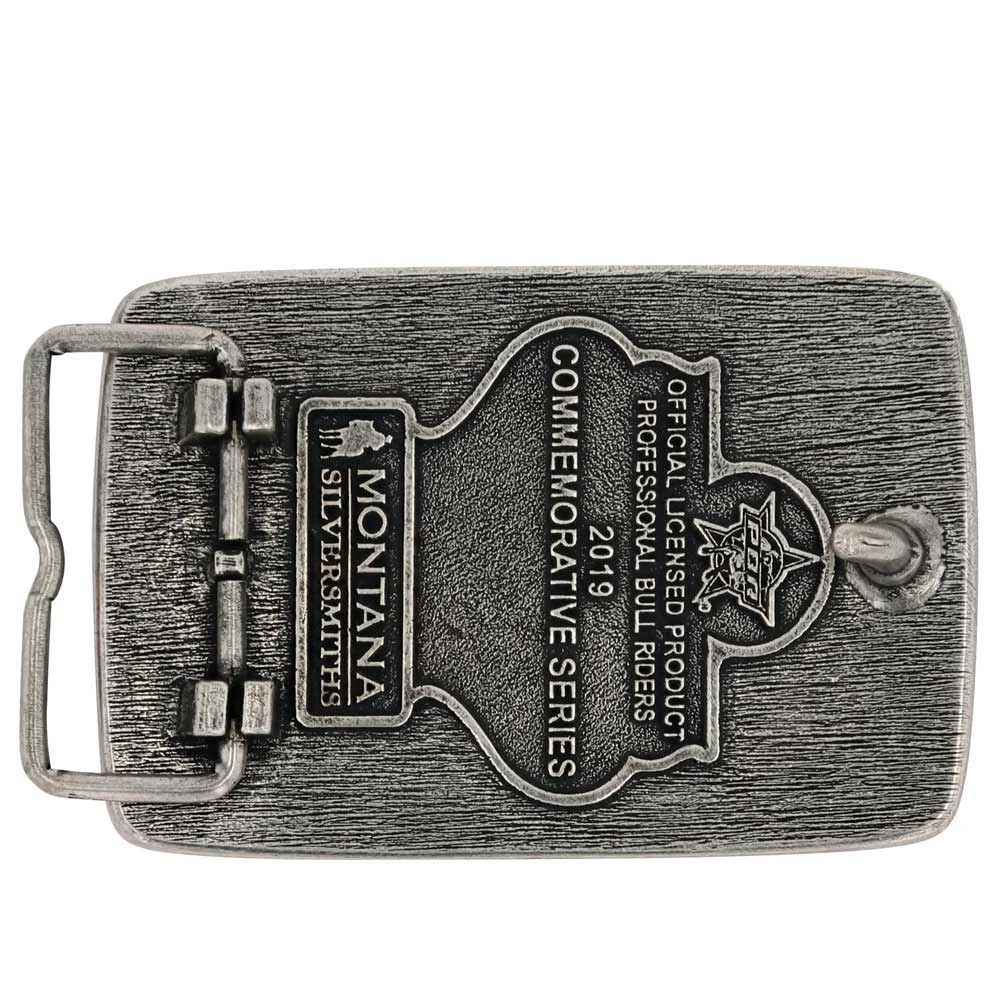 Montana Silversmiths PBR 1992 Bull Riders Buckle - Image 2