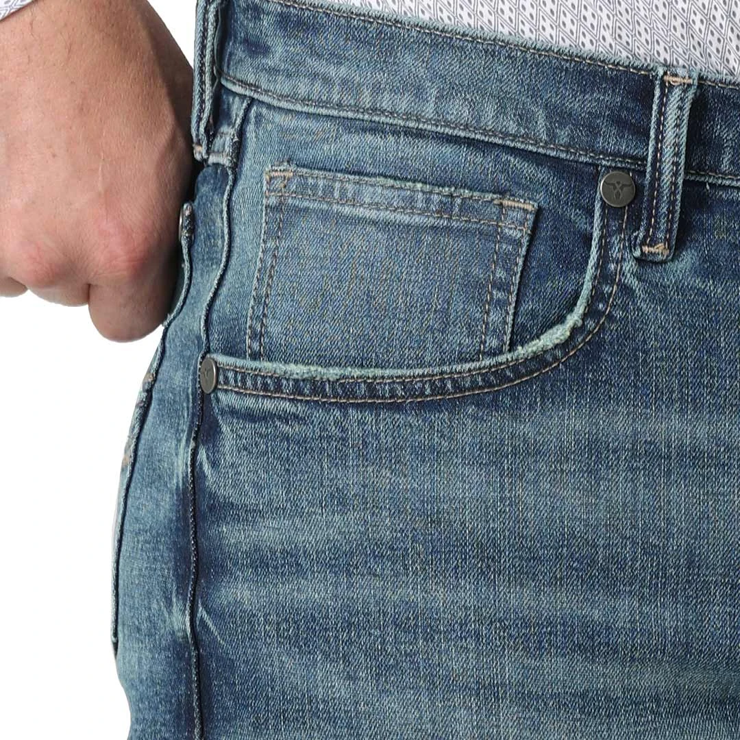 Wrangler Men's 20X No. 44 Slim Fit Straight Leg Jeans - Image 5