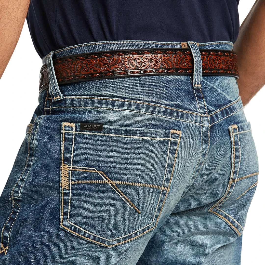 Ariat Men's M2 Relaxed Stretch Wilson Stackable Boot Cut Jean - Image 3