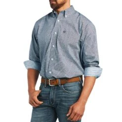 Ariat Men's Wrinkle Free Yoel Classic Fit Button-Down Shirt