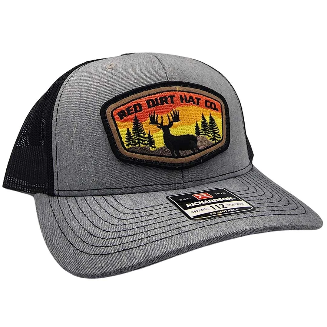 Red Dirt Hat Co Men's Deer Patch Snap Back Cap