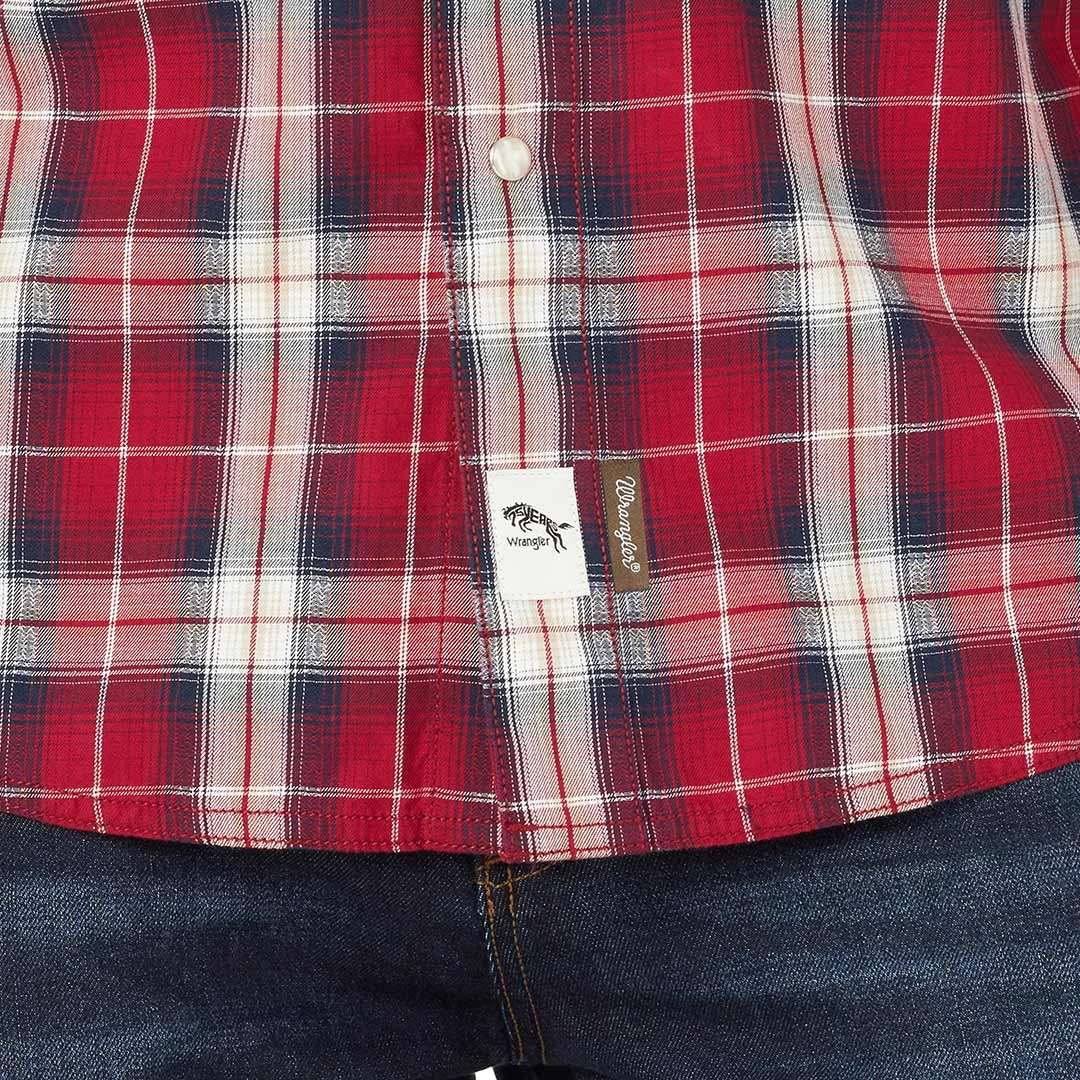 Wrangler Men's Retro Premium Plaid Snap Shirt - Image 6