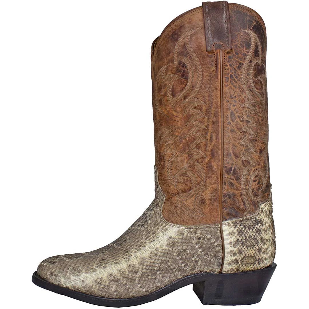 Tony Lama Men's Rattlesnake Exotic Cowboy Boots - Image 2