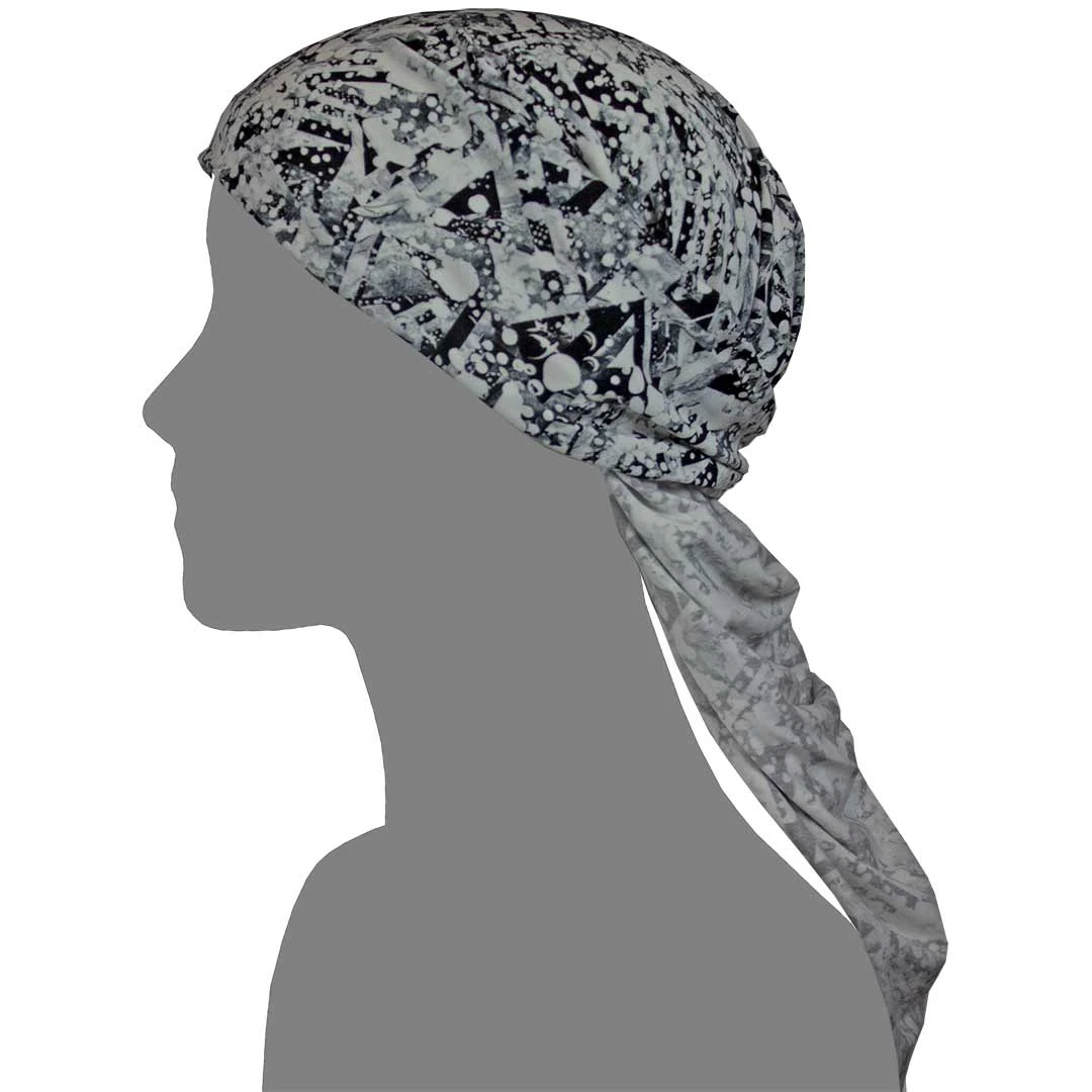 Watuko Headgear Abstract Print Bamboo Multifunction Tube - Image 9