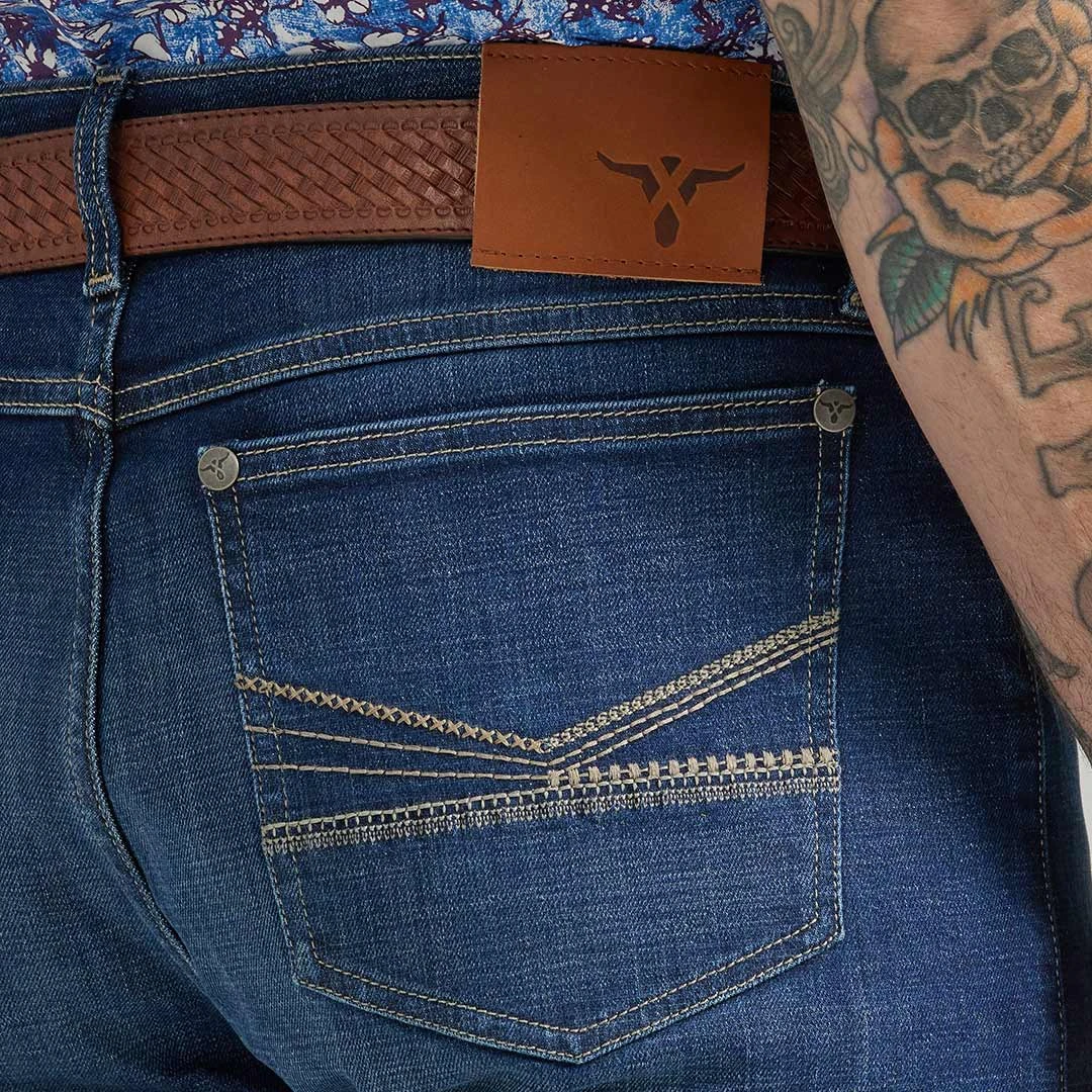 Wrangler Men's 20X No. 44 Slim Straight Jeans - Image 4