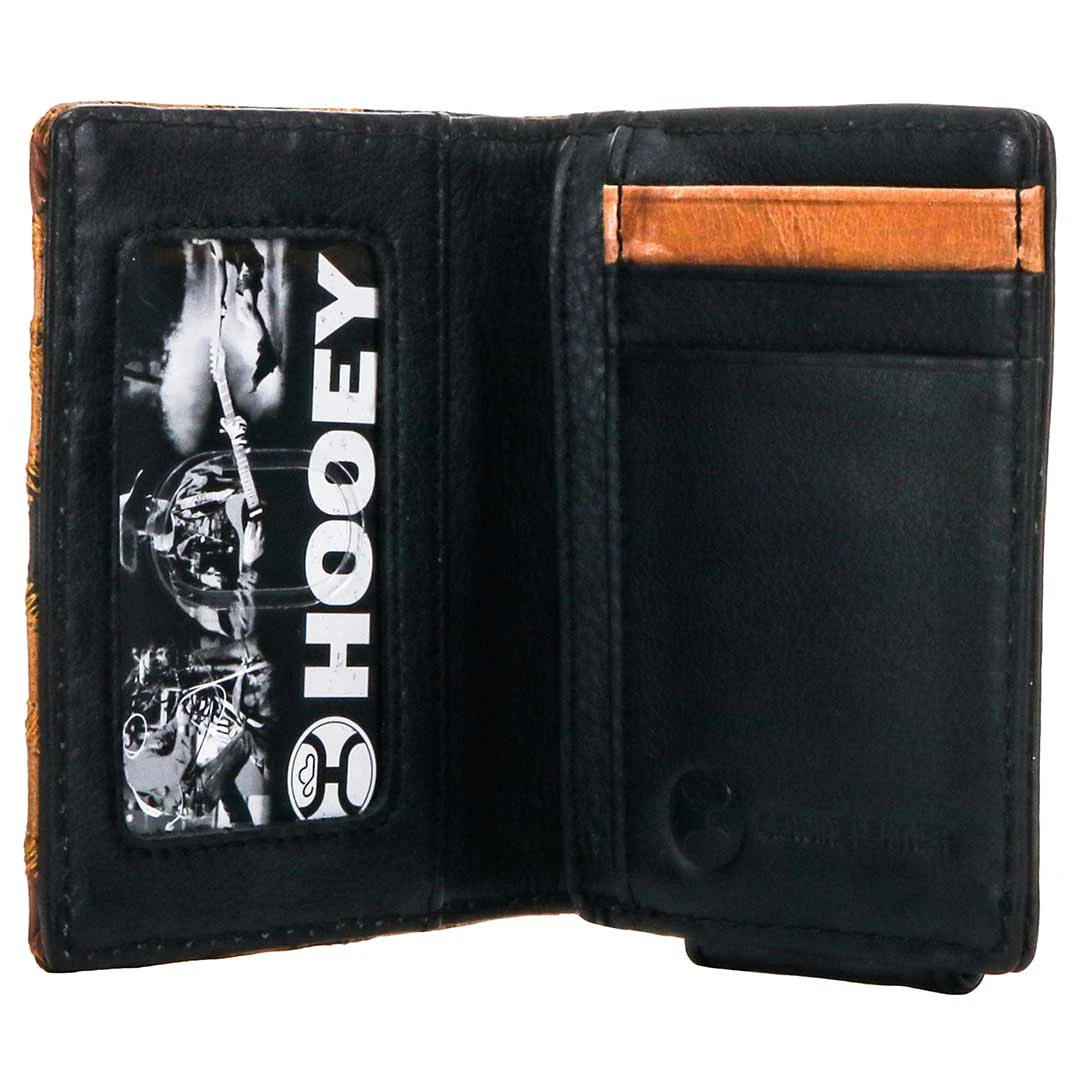 Hooey Men's Montezuma Patchwork Bifold Money Clip Wallet - Image 3