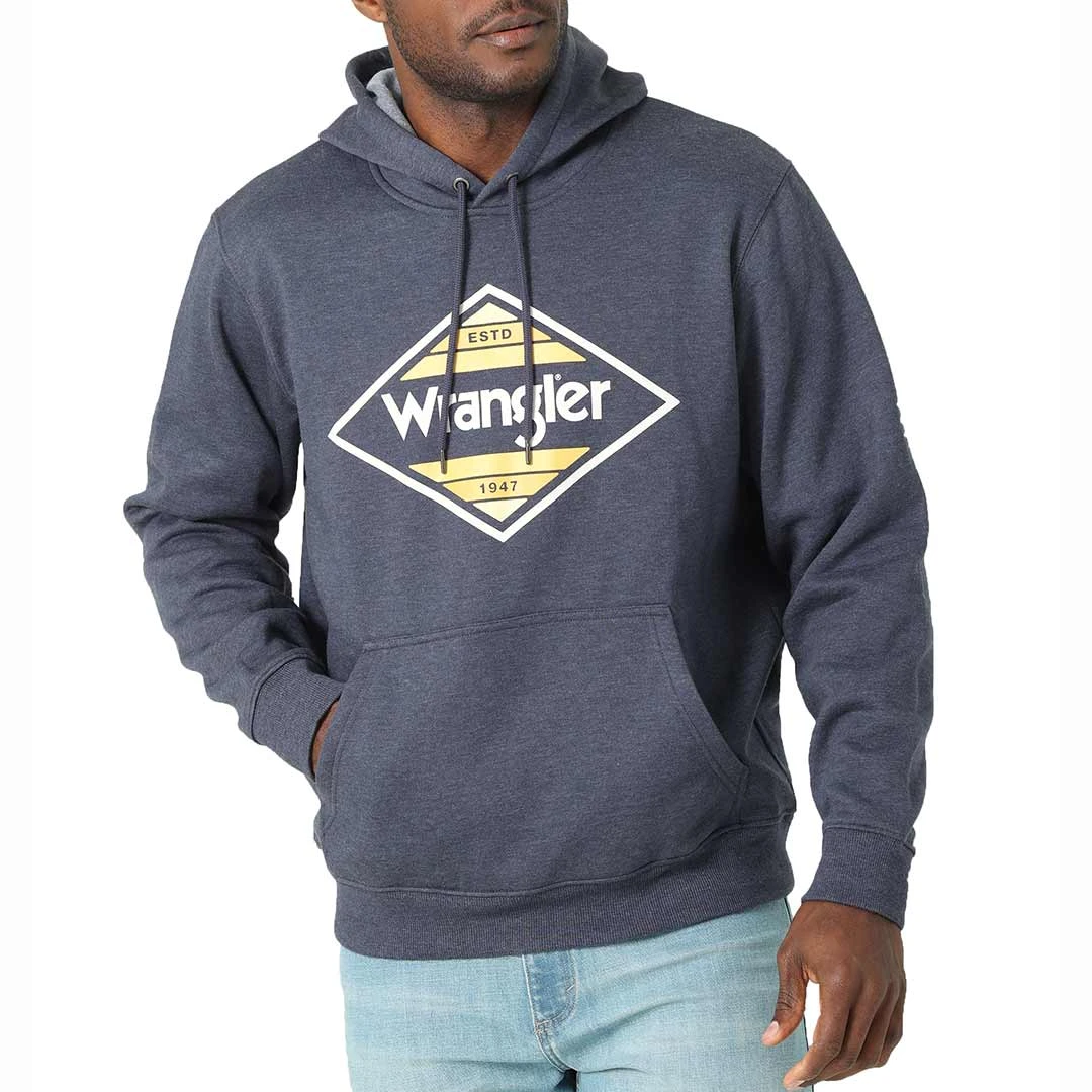 Wrangler Men's Triangle Frame Logo Hoodie