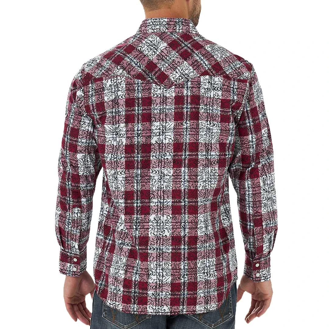 Wrangler Men's Retro Premium Print Snap Shirt - Image 7
