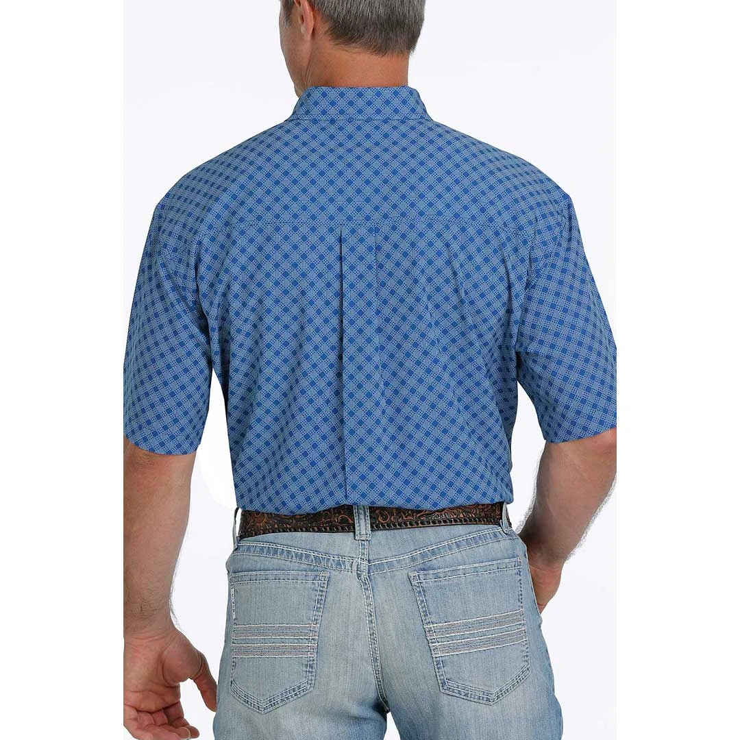 Cinch Men's Diamond Print Short Sleeve Shirt - Image 3