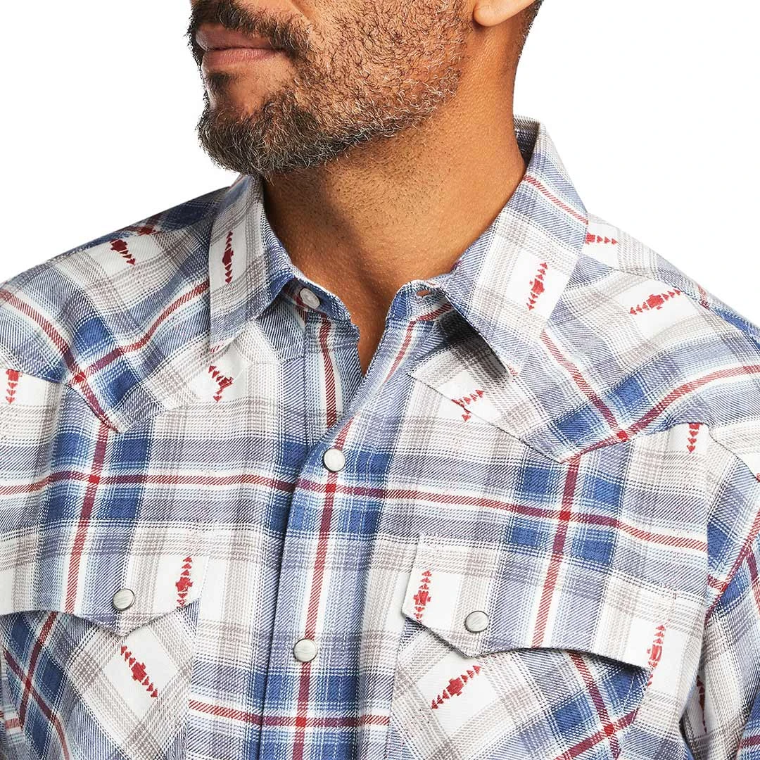 Ariat Men's Hutton Retro Fit Snap Shirt - Image 3