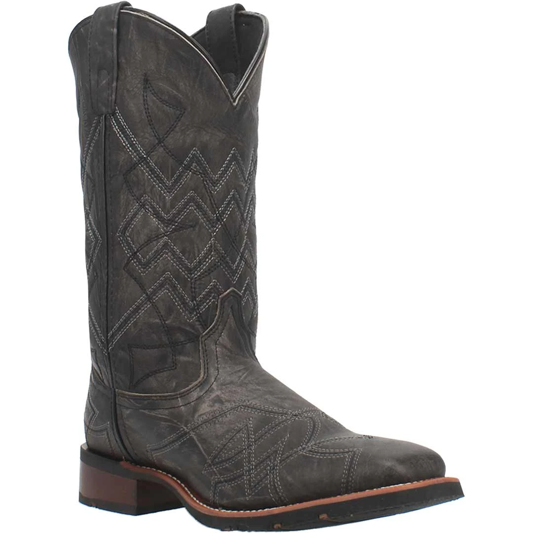 Laredo Men's Axel Leather Cowboy Boots - Image 2