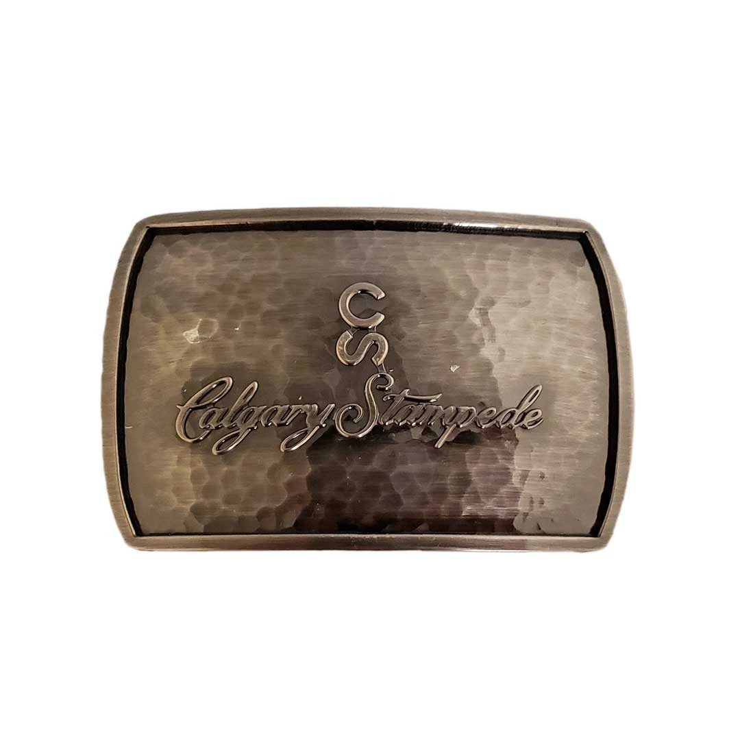 Montana Silversmiths Hammered Calgary Stampede Buckle