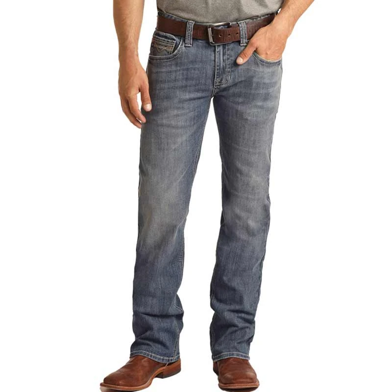 Rock & Roll Denim Men's Reflex Regular Fit Straight Leg Jeans - Image 2