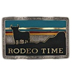 Montana Silversmiths Rodeo Time Southwestern Attitude Belt Buckle