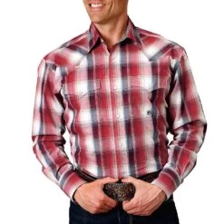 Roper Men's Amarillo Plaid Snap Shirt