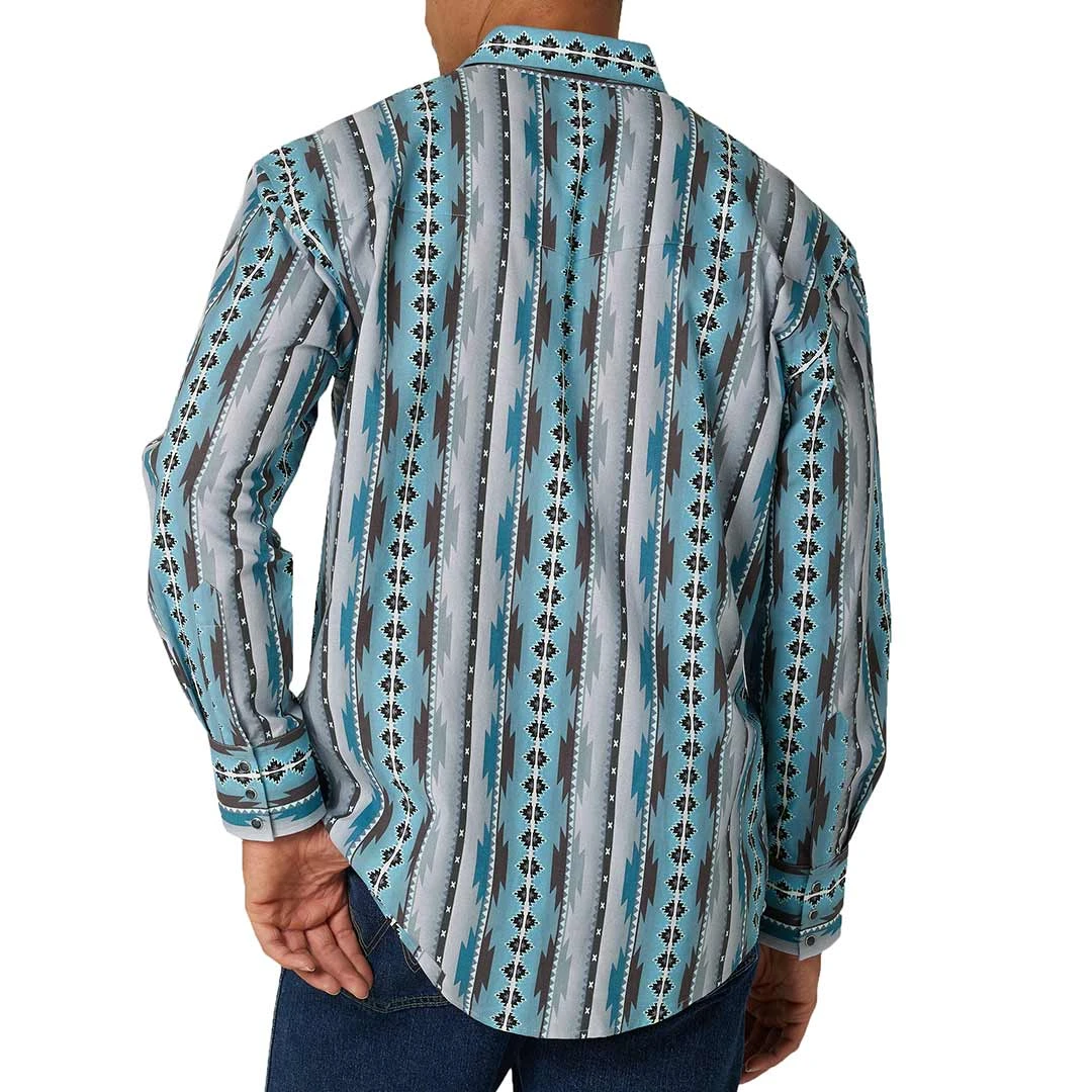 Wrangler Men's Checotah Print Snap Shirt - Image 2