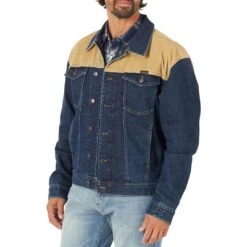 Wrangler Men's Corduroy Yoke Jean Jacket